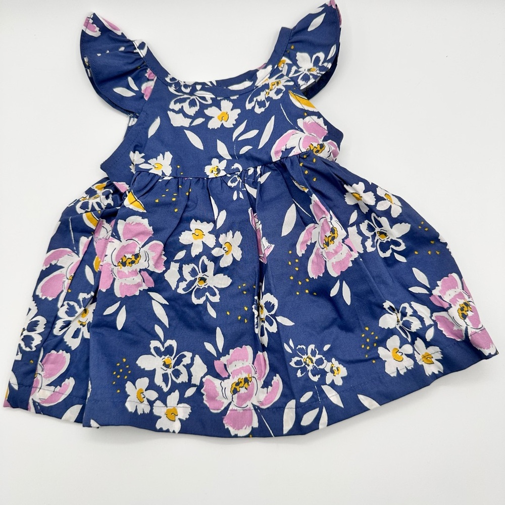 Carter’s Baby Girl Blue with Pink floral Dress